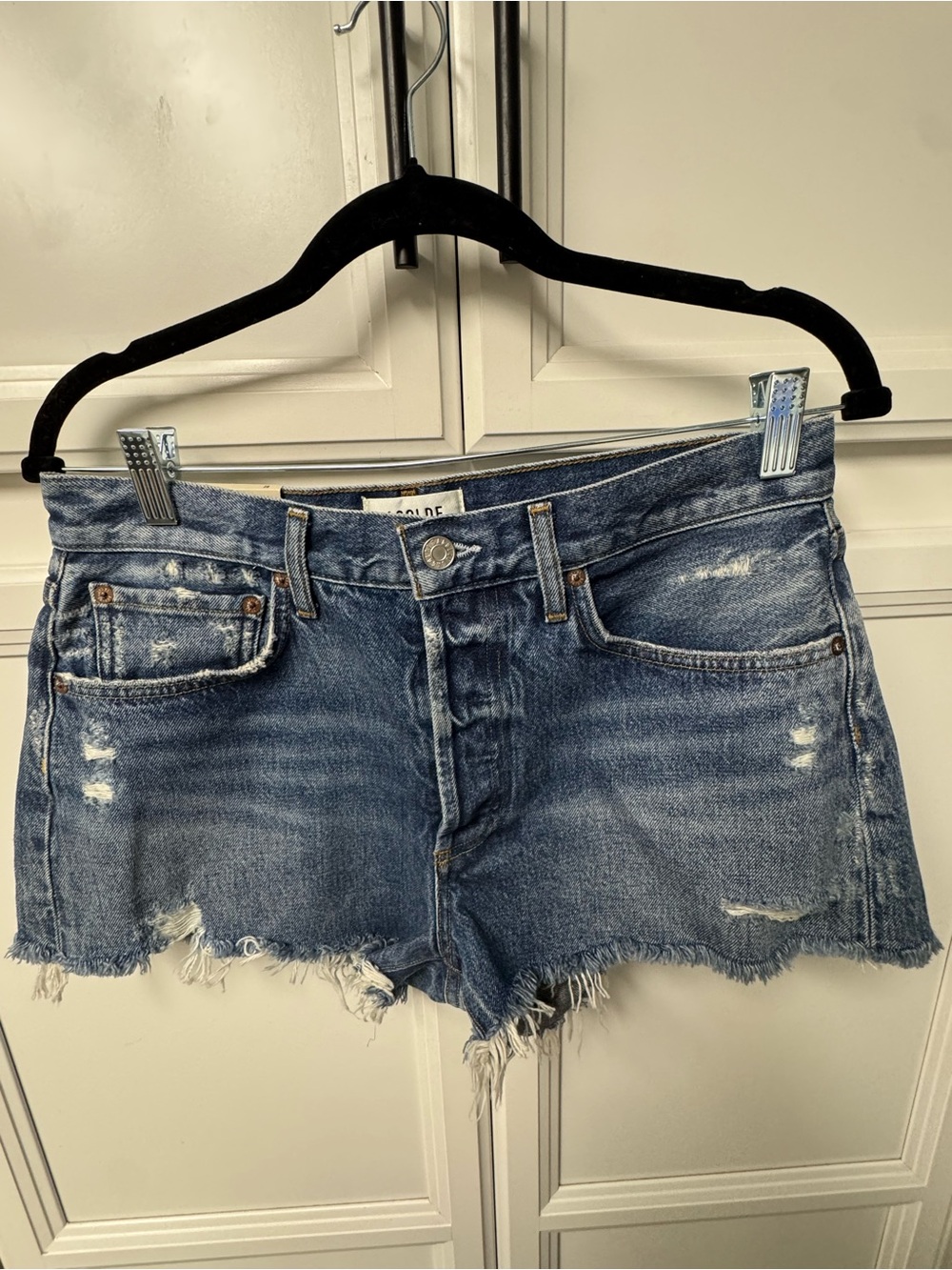 Agolde Parker Short Vintage Cut Off
Women's Shorts - Blue
